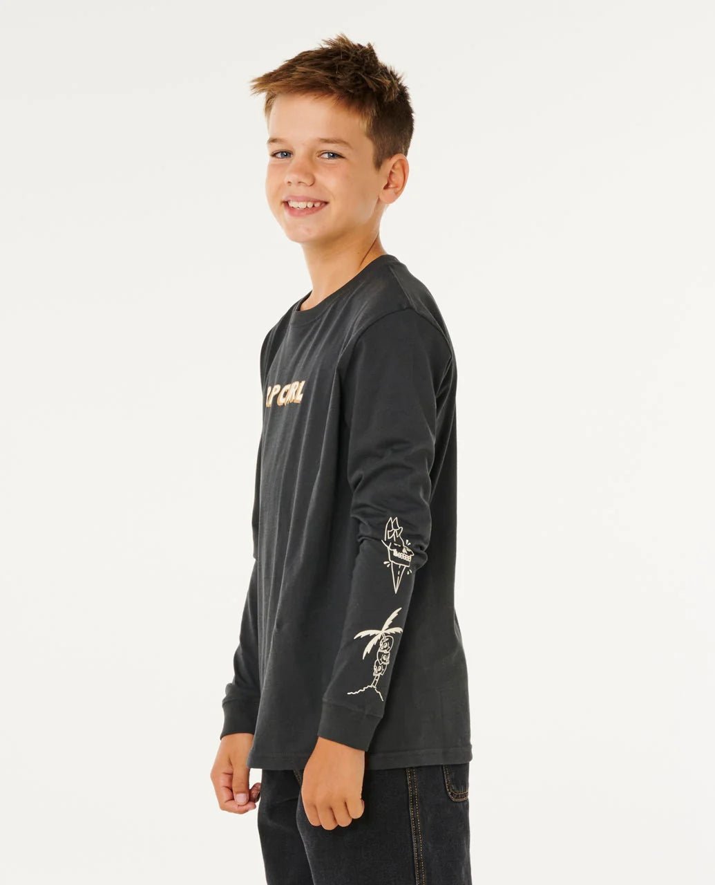 ETERNAL SHRED LS TEE - BOY - Rip Curl13TBTE-WASHED BLACK-8