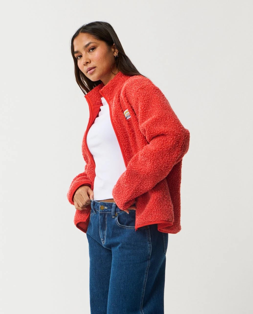 EVERY DAY ZT POLARFLEECE -Rip Curl0B8WFL-RED-XLX