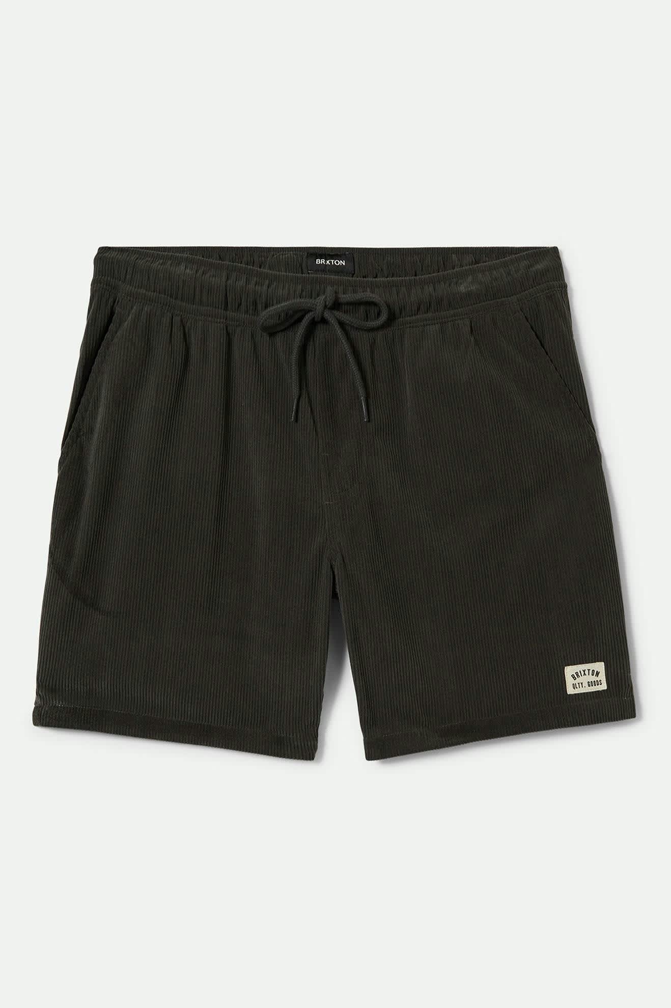 EVERYDAY CORDUROY SHORT - Brixton30003 - WASHED BLACK - S