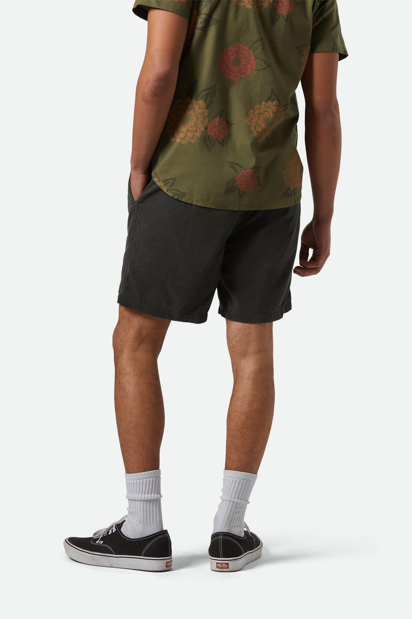 EVERYDAY CORDUROY SHORT - Brixton30003 - WASHED BLACK - S