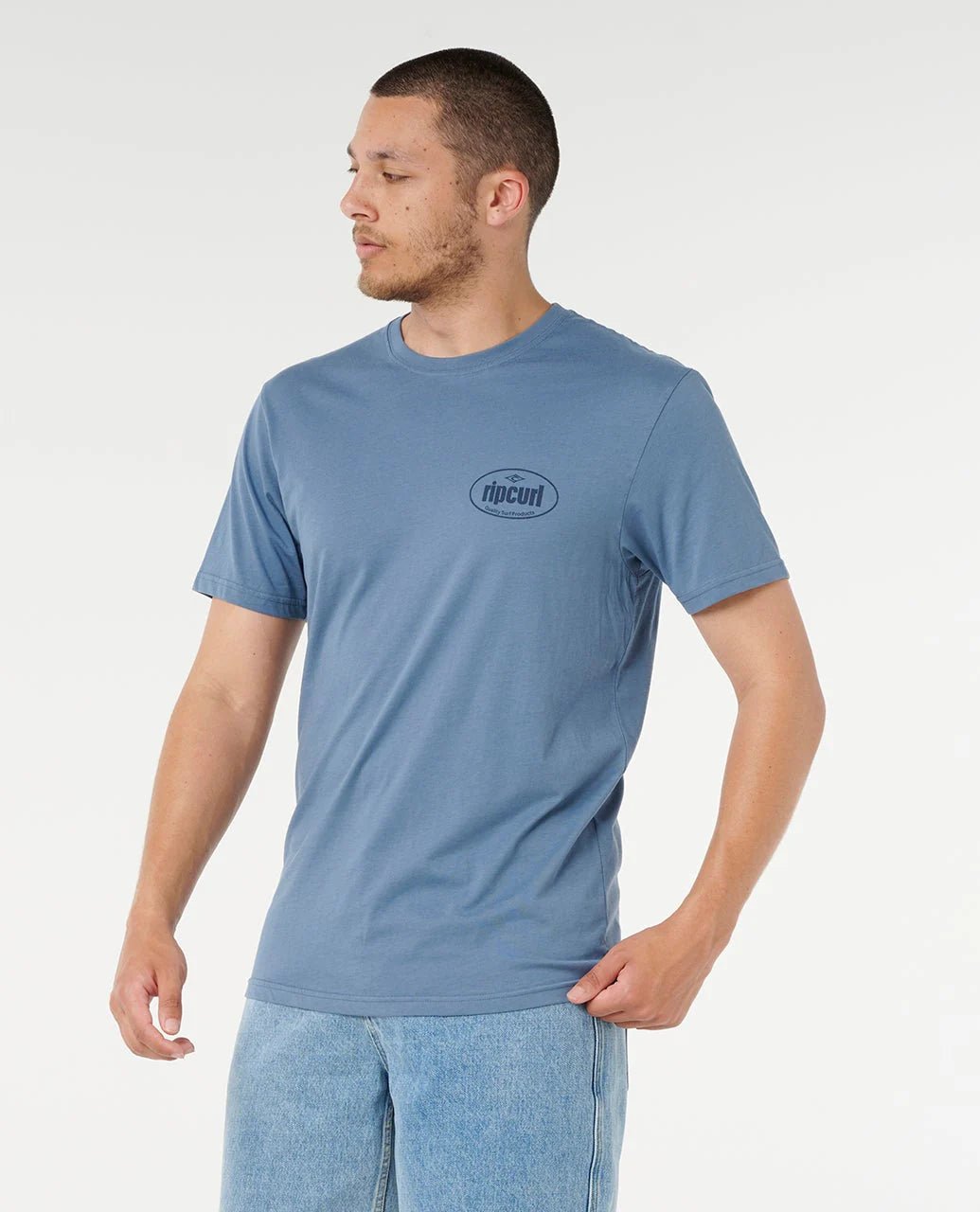 EVERYDAY TEE - Rip Curl0UPMTE-BLUEFIN-2XL