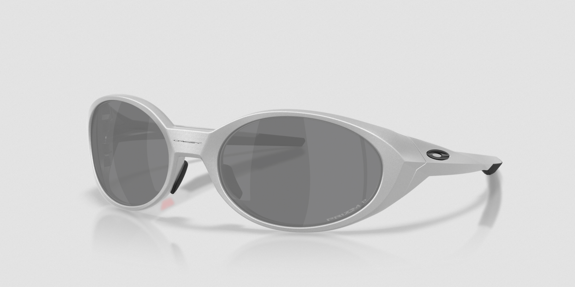 Eye Jacket Redux - OakleyOO9438-0558-Silver w/ Prizm Black Polarized