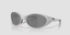 Eye Jacket Redux - OakleyOO9438-0558-Silver w/ Prizm Black Polarized