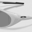 Eye Jacket Redux - OakleyOO9438-0558-Silver w/ Prizm Black Polarized