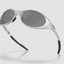 Eye Jacket Redux - OakleyOO9438-0558-Silver w/ Prizm Black Polarized