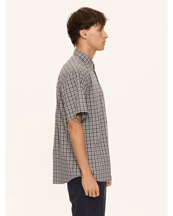 Eyes In The Grass Short Sleeve Shirt - Light Grey - Skin Ski + Surf210000180714