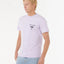 FADE OUT ICON TEE - Rip Curl0CAMTE - ICED LAVENDER - L
