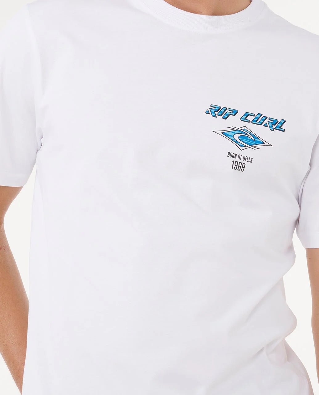 FADE OUT ICON TEE -Rip Curl12GMTE-WHITE-XS