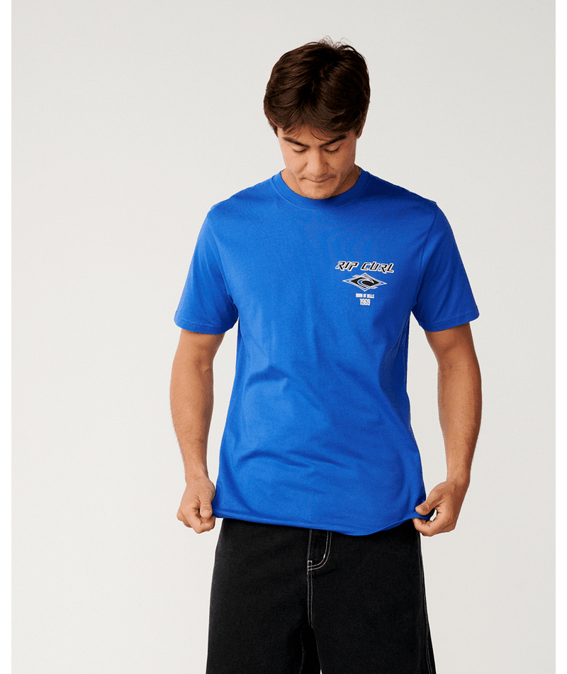 FADE OUT ICON TEE -Rip Curl12GMTE-DEEP RIVERSIDE-S