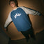 FADE - R LONG SLEEVE TEE - RustyTTM3029-ATLANTIC BLUE-S