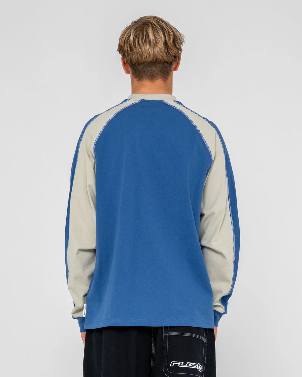 FADE - R LONG SLEEVE TEE - RustyTTM3029-ATLANTIC BLUE-S