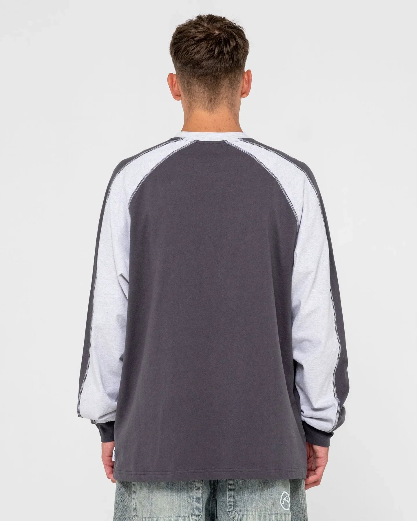 Fade - R Long Slv Tee - RustyTTM3029 - CBR - Carbon - L