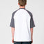 FADE-R SHORT SLEEVE TEE -RustyTTM3027-WHITE 2-XS