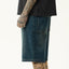 Fast Forward - Denim Ultra Baggy Pleated Short 24" - AfendsM240317-VINTAGE WASH-28