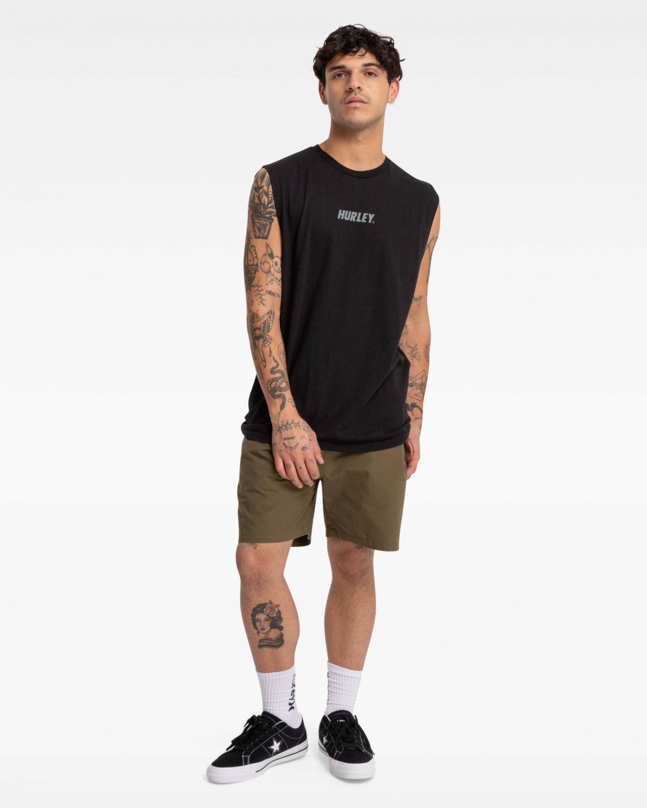 Fastlane Muscle - HurleyMMUSP23FLM - Black - L