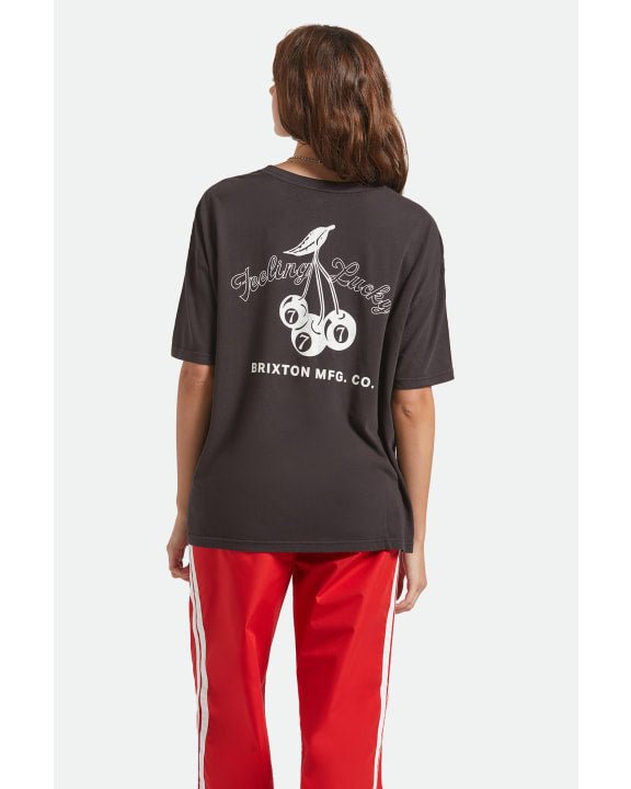 FEELING LUCKY OVERSIZED BF TEE - Brixton22863 - BLACK - S