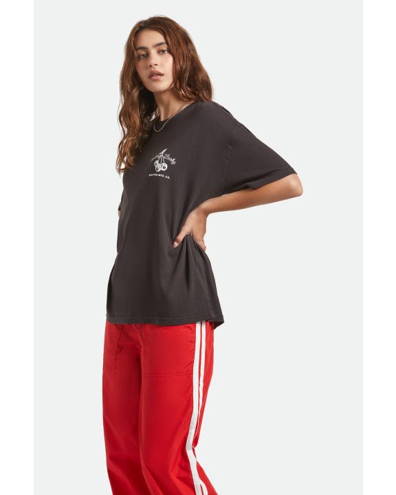 FEELING LUCKY OVERSIZED BF TEE - Brixton22863 - BLACK - S