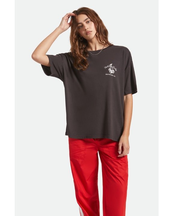 FEELING LUCKY OVERSIZED BF TEE - Brixton22863 - BLACK - S