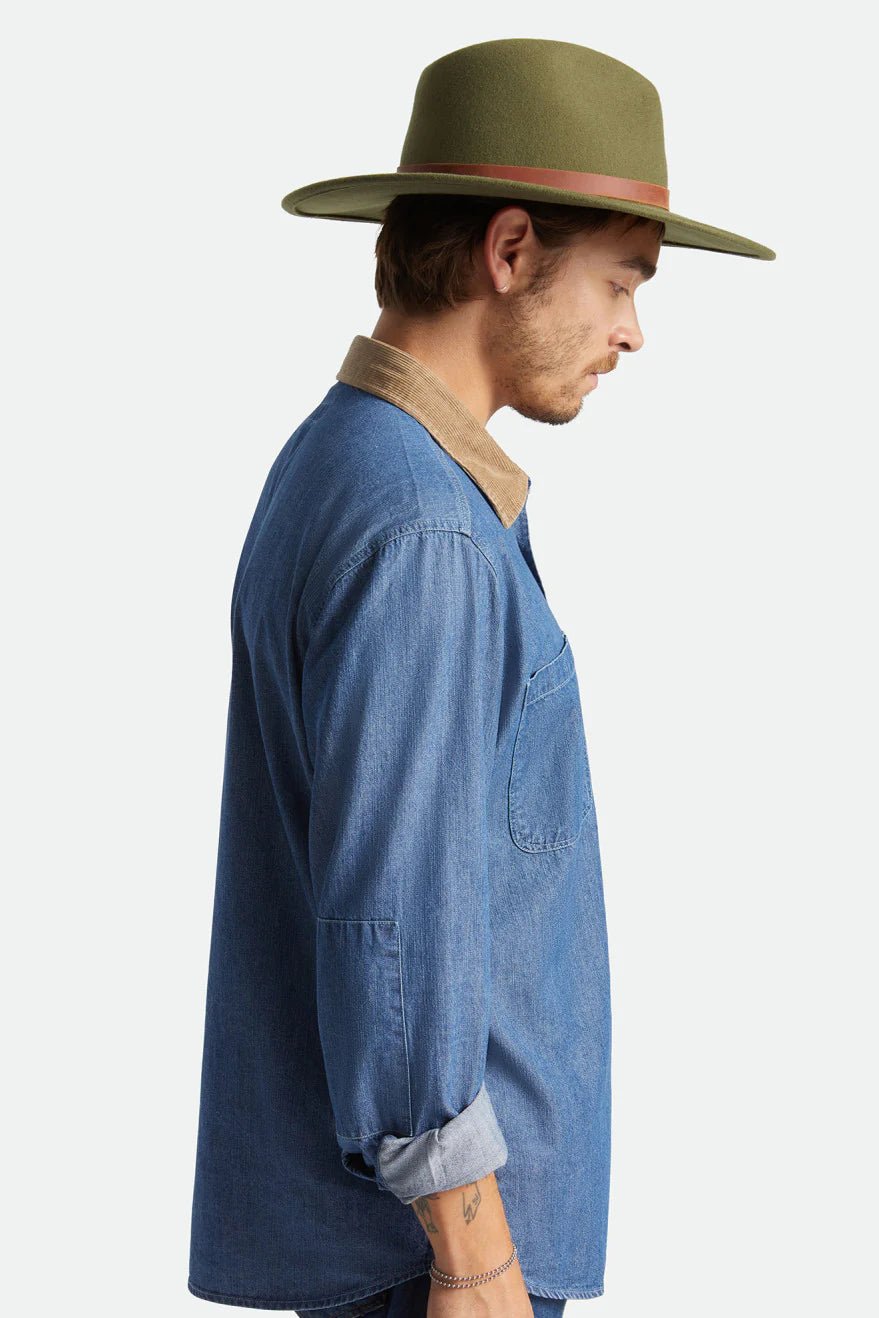 Field Proper Hat - Brixton888588600573 - Military Olive - S