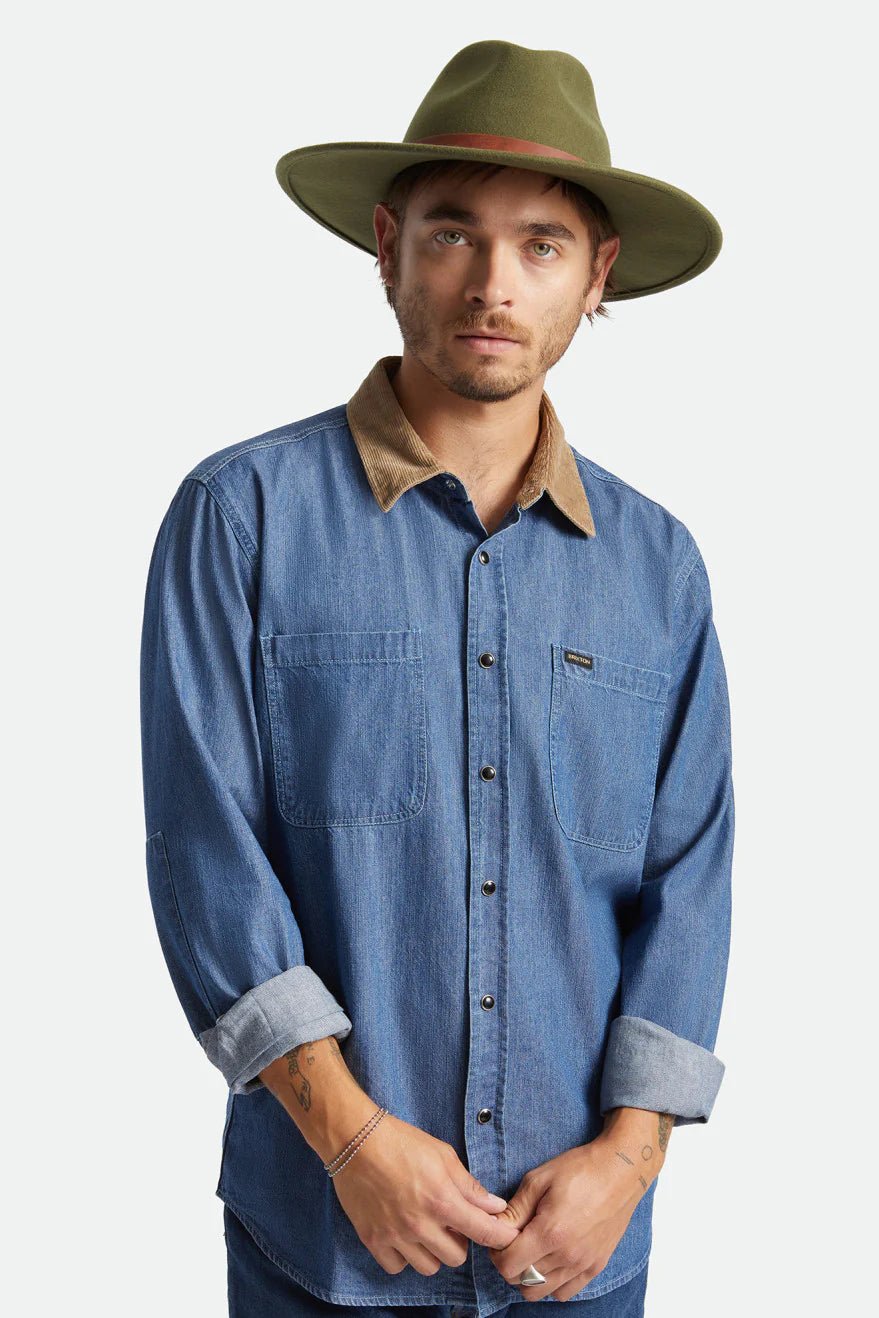 Field Proper Hat - Brixton888588600573 - Military Olive - S