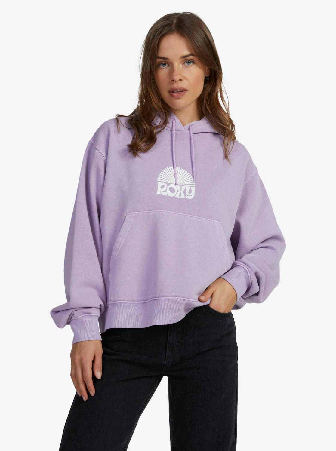 First Day Hoodie - RoxyURJFT03199 - PKL0 - Crocus Petal - L