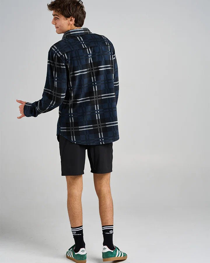 Fk Off Fish On Shacket - The Mad HueysH225M1001 - NAVY - Navy - L