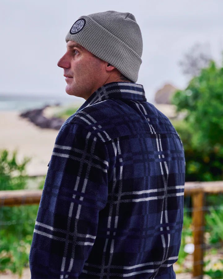 Fk Off Fish On Shacket - The Mad HueysH225M1001 - NAVY - Navy - L