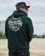 FLAME ANCHOR | HOODED PULLOVER - The Mad HueysH326M08001-PINE GREEN-S
