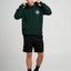 FLAME ANCHOR | HOODED PULLOVER - The Mad HueysH326M08001-PINE GREEN-S
