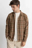 Flannel LS Shirt - Rhythm0124M - WT02 - CHO - Chocolate - 2XL