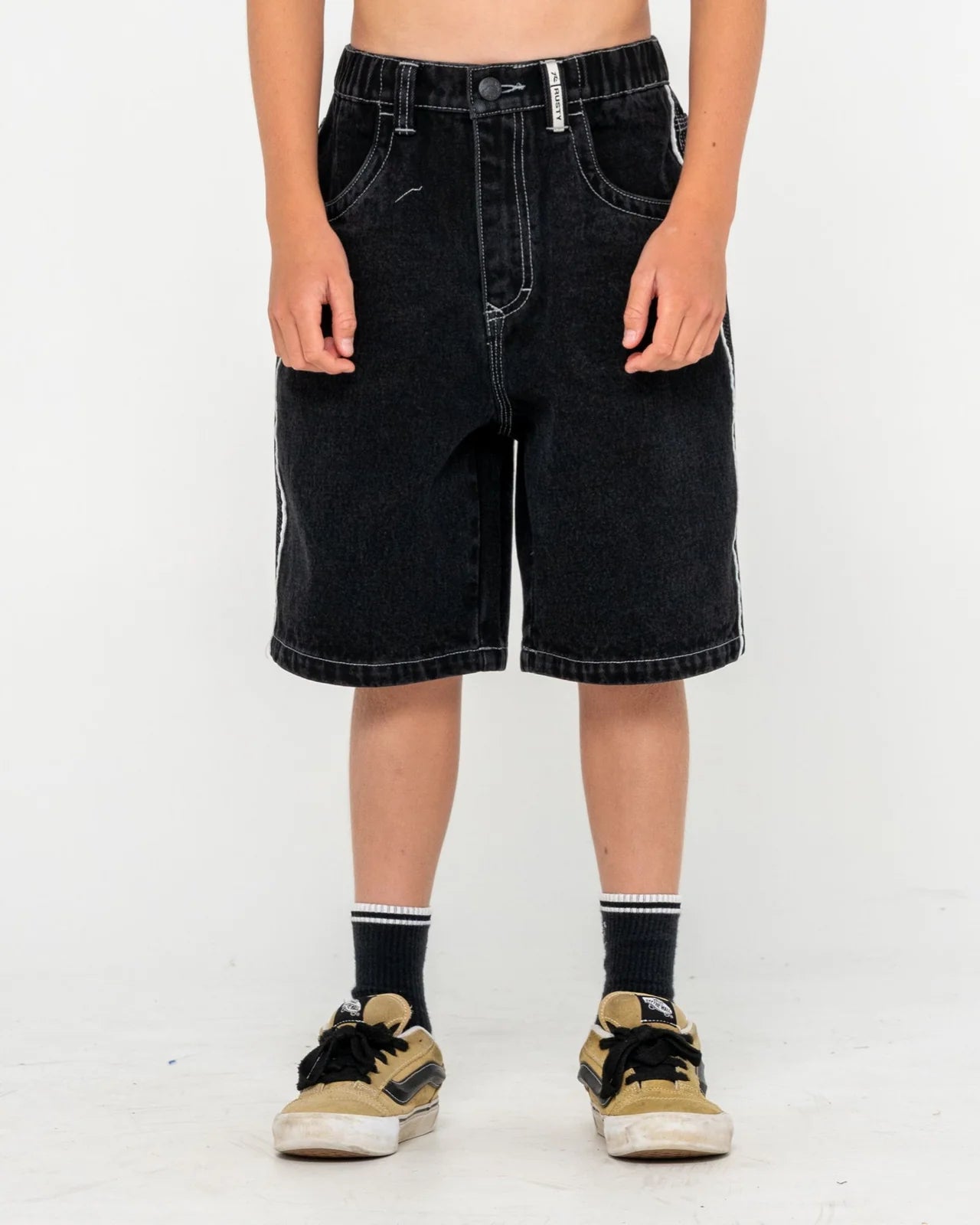 FLIP DADDY 2.0 JORT - BLACK OUT BOYS - RustyWKB0360-BLACK OUT-6