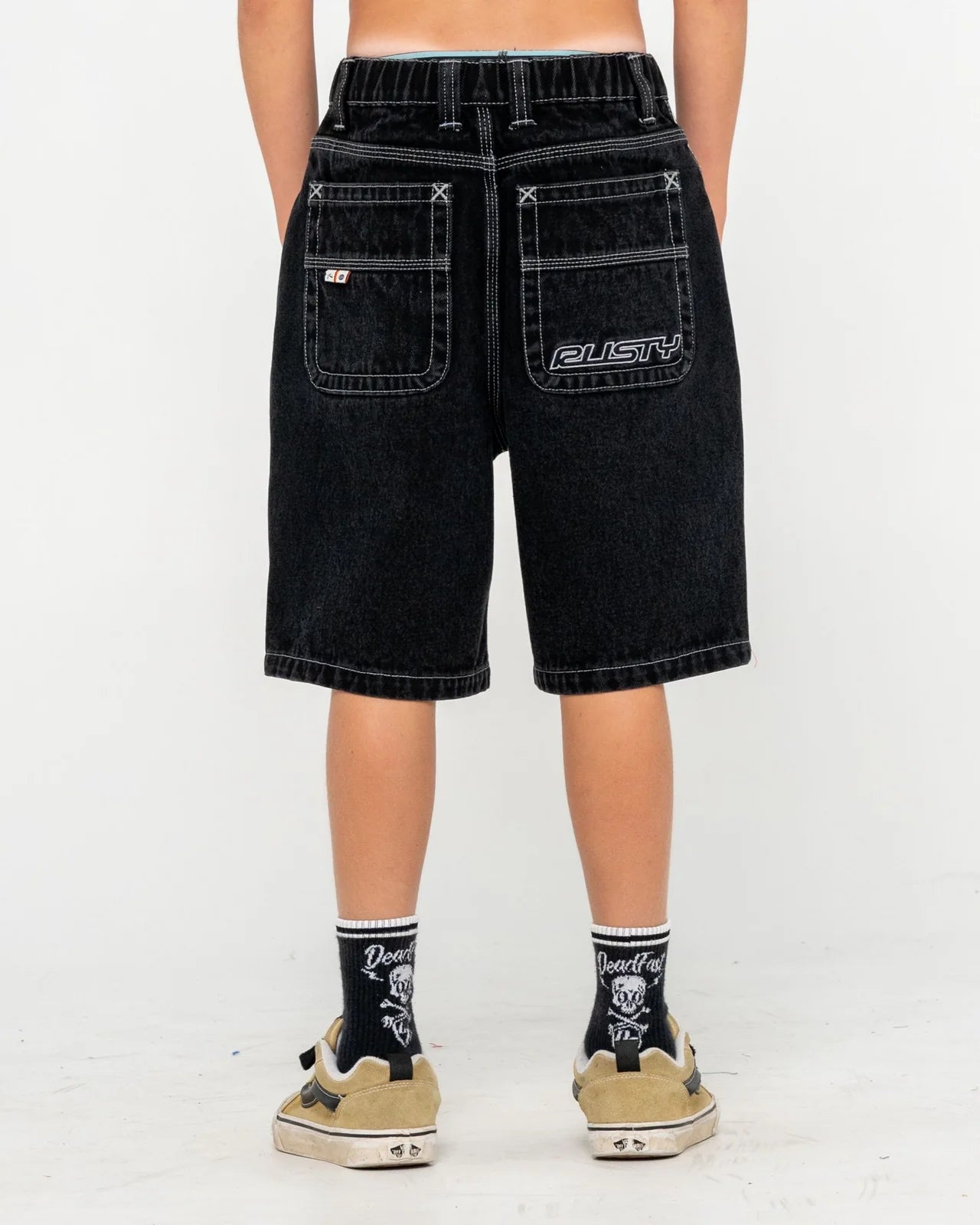 FLIP DADDY 2.0 JORT - BLACK OUT BOYS - RustyWKB0360-BLACK OUT-6