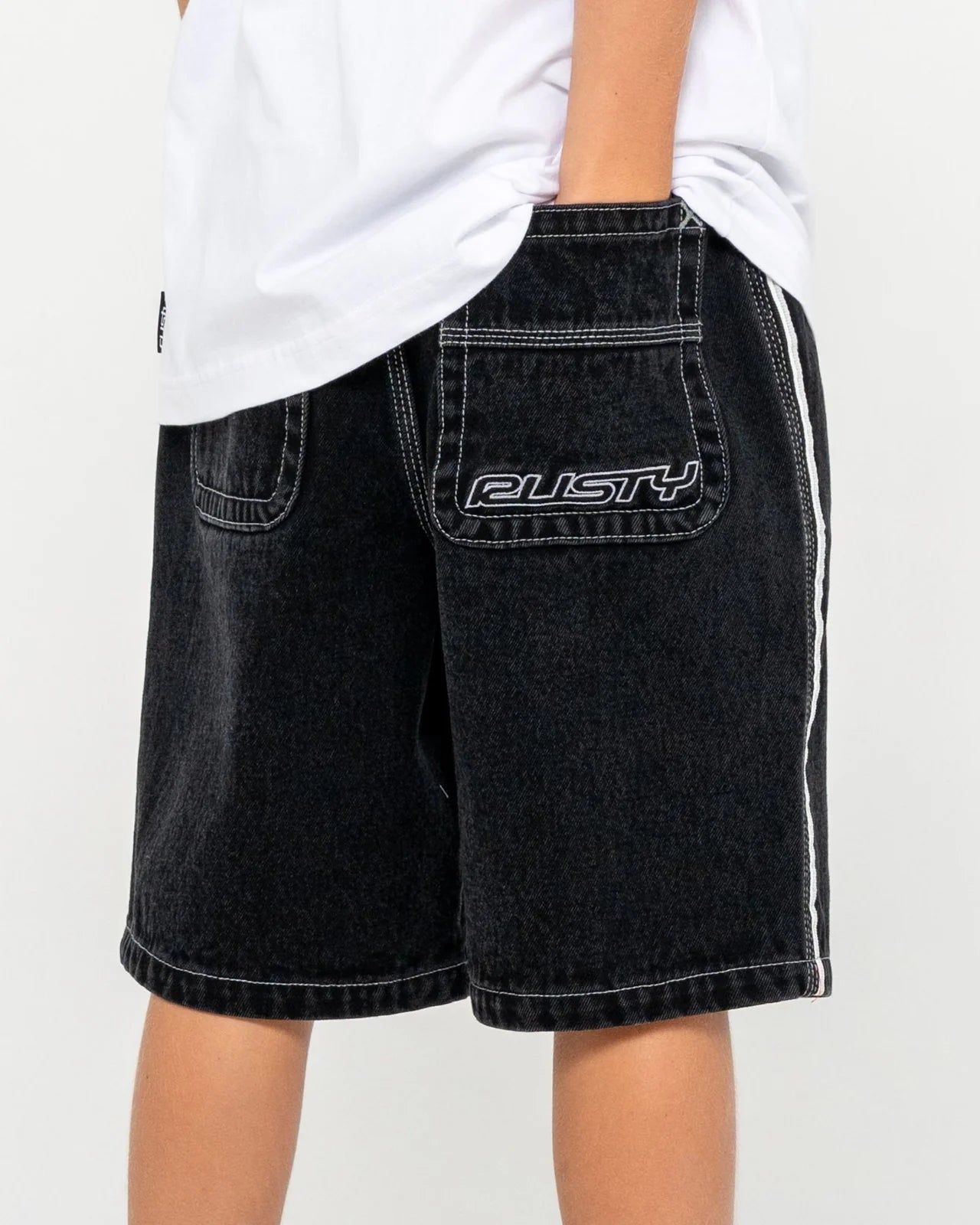 FLIP DADDY 2.0 JORT - BLACK OUT BOYS - RustyWKB0360-BLACK OUT-6