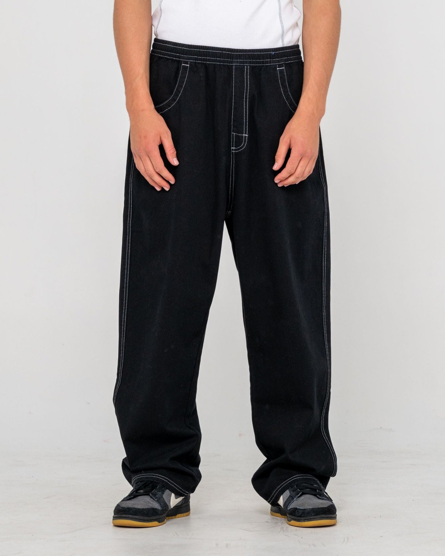 FLIP DADDY ELASTIC PANT - RustyPAM1173-BLACK-26