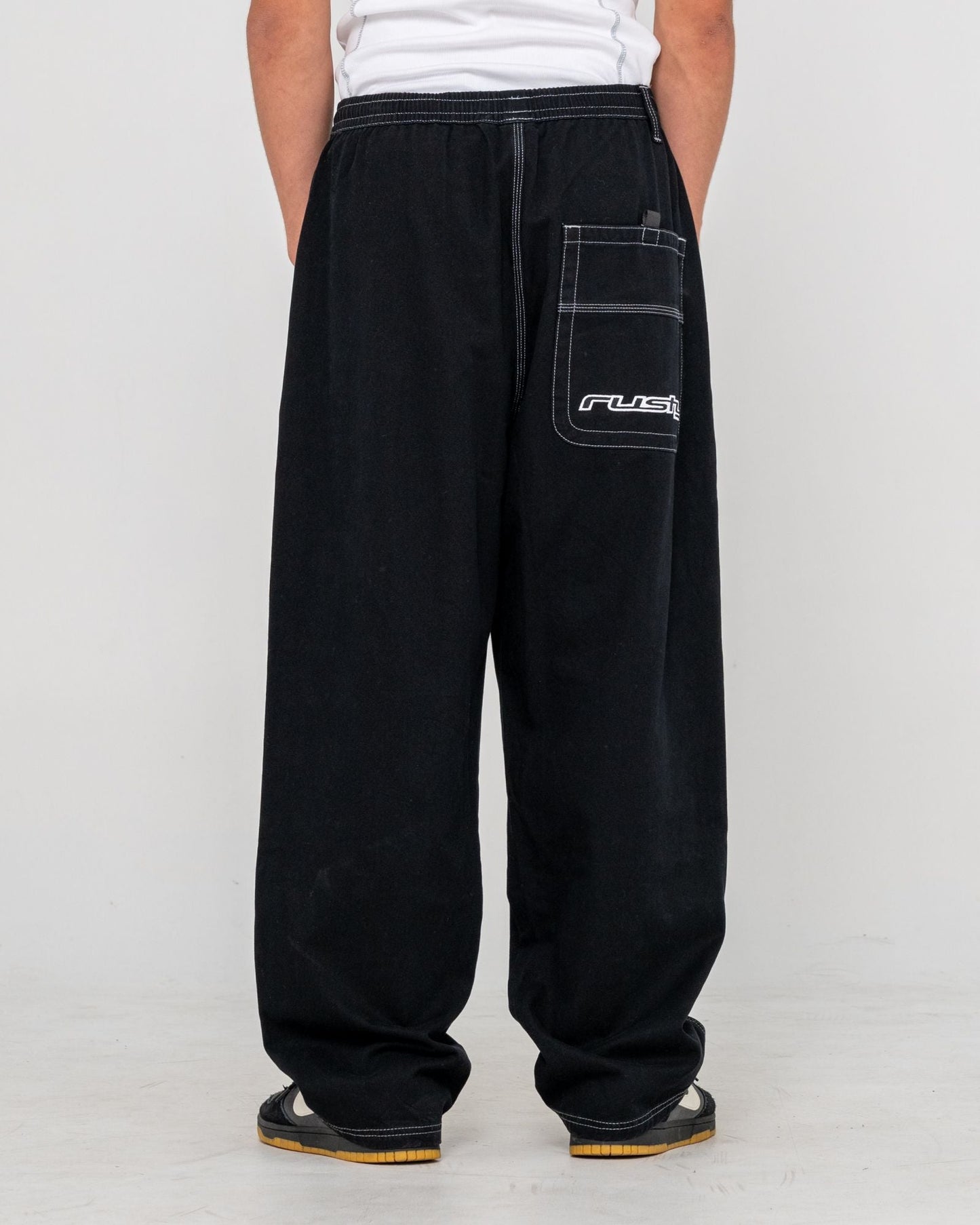 FLIP DADDY ELASTIC PANT - RustyPAM1173-BLACK-26