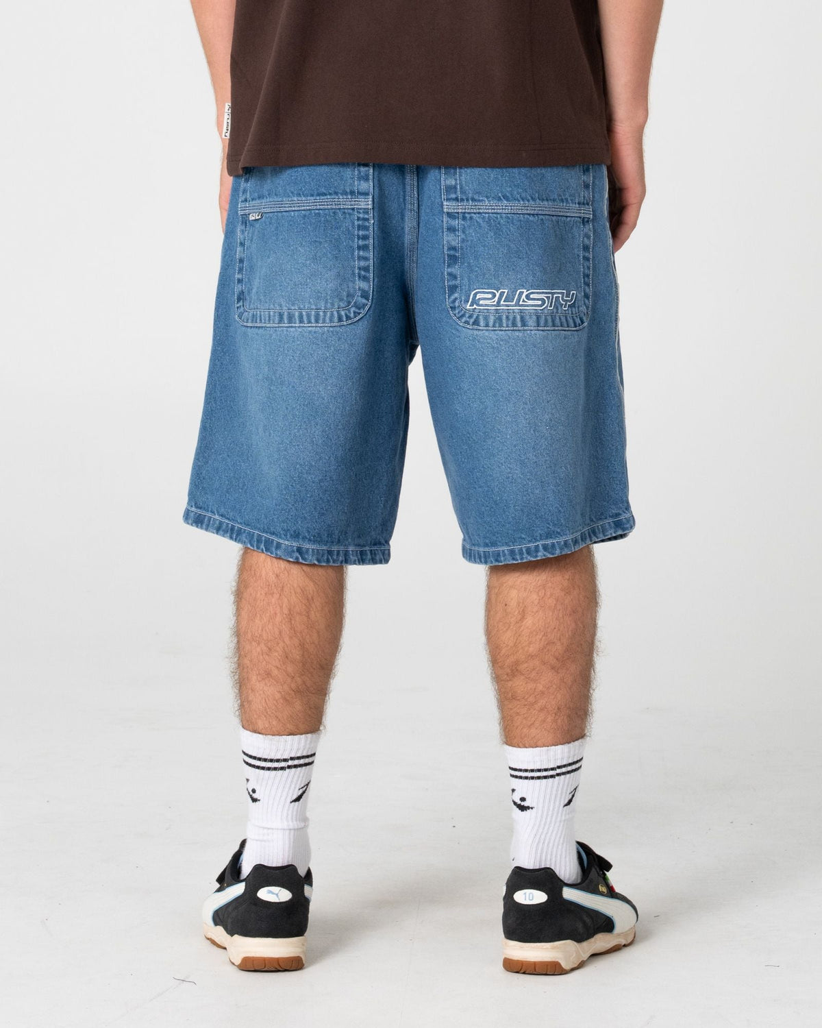 FLIP DADDY LOADED JORT -RustyWKM1277-BLASTED MIDDY BLUE-26