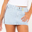 FLIP MOMMY LOW RISE MINI DENIM SKIRT - RustySKL0613-SHR-Sky Blue Heather / Red Gold-6