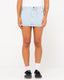 FLIP MOMMY LOW RISE MINI DENIM SKIRT - RustySKL0613-SHR-Sky Blue Heather / Red Gold-6