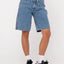 Flip Mommy Low Rise Wide Leg Demin Short - Rusty234 - WKL0794 - SBF - Sea Blue/Fuschia - 10