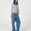 FLIP MOMMY LOW RISE WIDE LEG DENIM JEAN - RustyPAL1414-MIDDY BLUE / ORANGE-4
