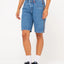 Flip Mommy Low Rise Wide Leg Denim Short - RustyWKL0794 - SRD - Sea Blue/Red Gold - 10