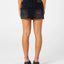 FLIP MOMMY RAW LOW RISE MINI DENIM SKIRT -RustySKL0690-BLASTED BLACK / RED-4