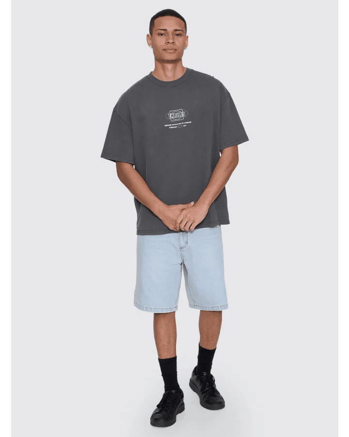 Fluid Thrills Box Fit Oversize Tee - ThrillsTA26-183BM-Merch Black-S