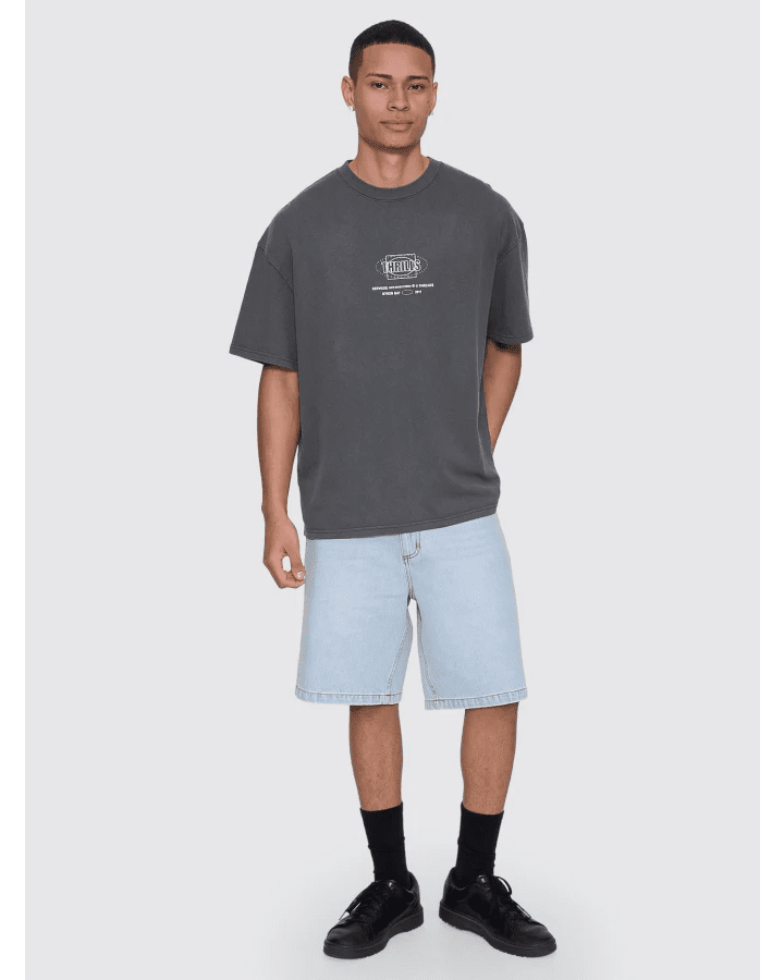 Fluid Thrills Box Fit Oversize Tee - ThrillsTA26-183BM-Merch Black-S