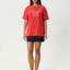 Fly Away - Recycled Oversized Tee - AfendsW254016-TOMATO-S