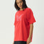 Fly Away - Recycled Oversized Tee - AfendsW254016-TOMATO-S