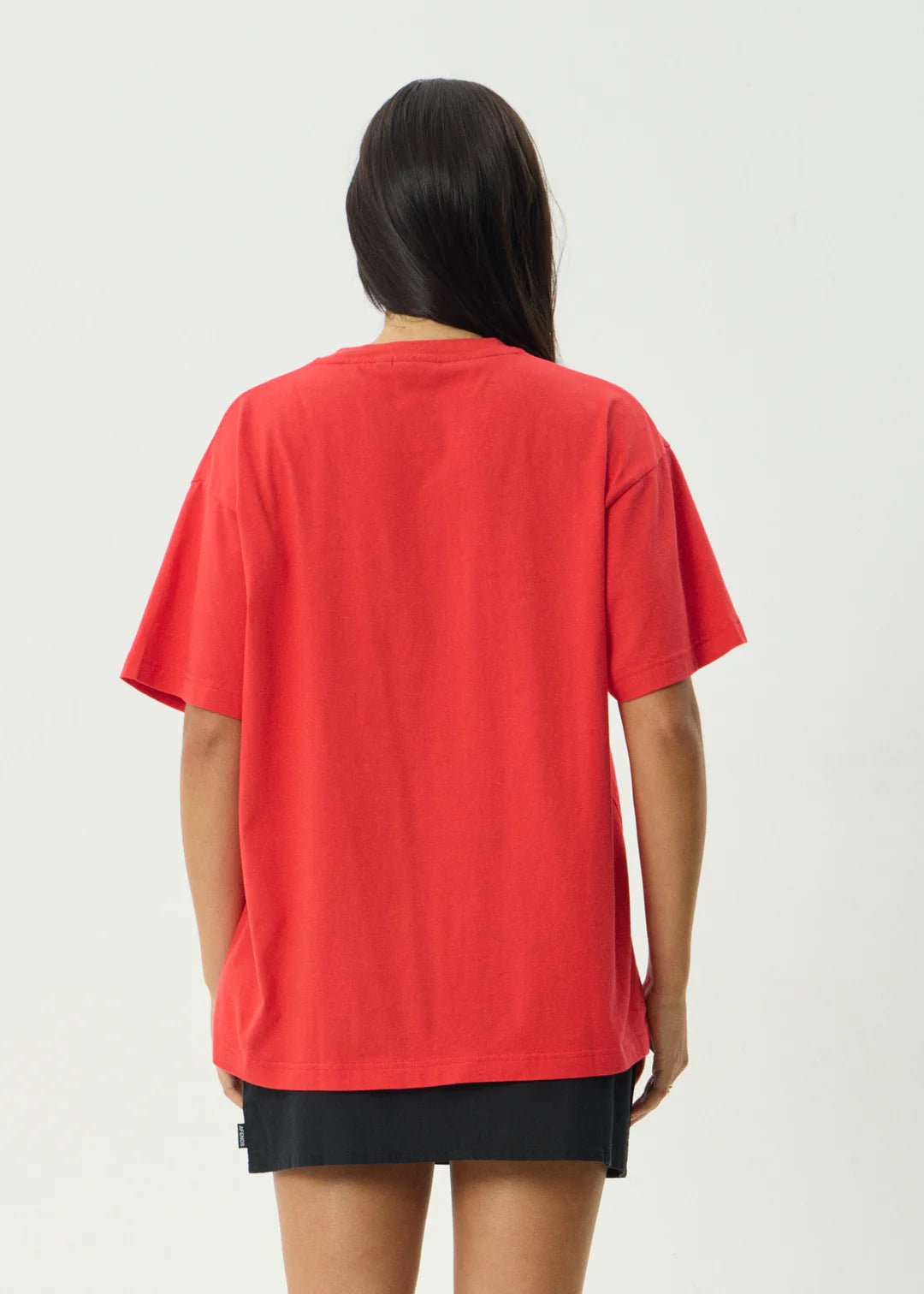 Fly Away - Recycled Oversized Tee - AfendsW254016-TOMATO-S