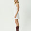 Focus June - Hemp Seersucker Mini Dress - AfendsW261804- White-XS