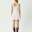 Focus June - Hemp Seersucker Mini Dress - AfendsW261804- White-XS