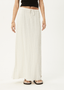 Focus - Seersucker Maxi Skirt -AfendsW254904-OFF WHITE-XS